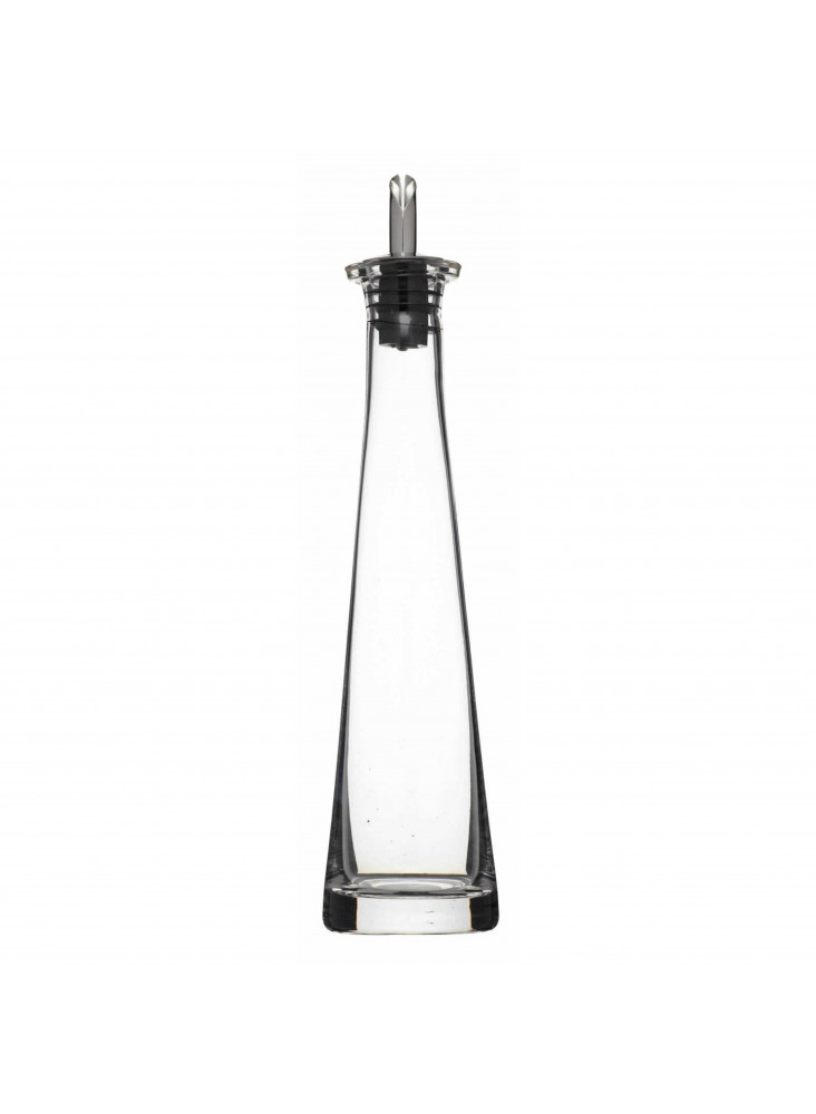 KitchenCraft World of Flavours Italian Glass Pyramid Oil Bottle