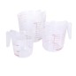 KitchenCraft Set of 3 Plastic Measuring Jugs