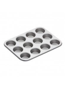 KitchenCraft Non-Stick Twelve Hole Bake Pan