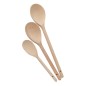 KitchenCraft Set of Three Beech Wood Spoons