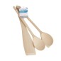 KitchenCraft Set of Three Beech Wood Utensils