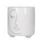 KitchenCraft Mini Planter with Abstract Face Design