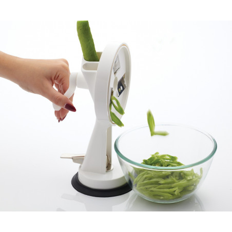 KitchenCraft Traditional Style Rotary Bean Slicer