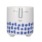 KitchenCraft Ceramic Plant Pot with Happy Face Design