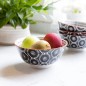 KitchenCraft Black Swirl Centred Ceramic Bowls