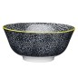 KitchenCraft Black and White Floral Ceramic Bowls