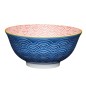 KitchenCraft Blue Arched Pattern Ceramic Bowls