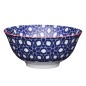 KitchenCraft Blue Floral Geometric Print Ceramic Bowls