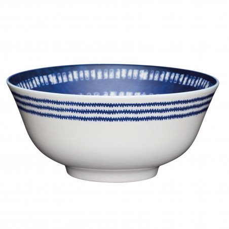 KitchenCraft Blue and White Greek Style Ceramic Bowls