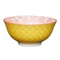 KitchenCraft Bright Yellow Floral Ceramic Bowls