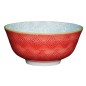 KitchenCraft Leaf Print and Terracotta Look Ceramic Bowls