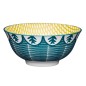 KitchenCraft Leafy Green Print Ceramic Bowls