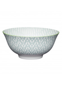 KitchenCraft Light Grey Pattern Ceramic Bowls