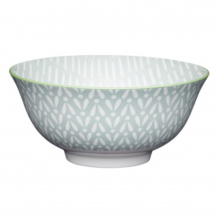 KitchenCraft Light Grey Pattern Ceramic Bowls