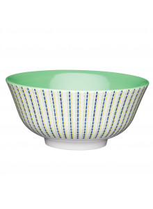 KitchenCraft Moroccan Style Lime Green Hues Ceramic Bowls