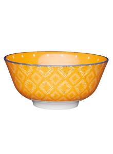 KitchenCraft Orange Spotty Ceramic Bowls