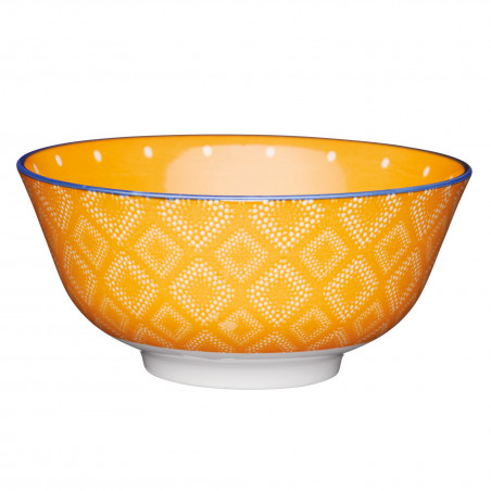 KitchenCraft Orange Spotty Ceramic Bowls