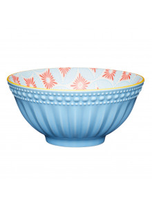 KitchenCraft Pale Blue Detailed Ceramic Bowls