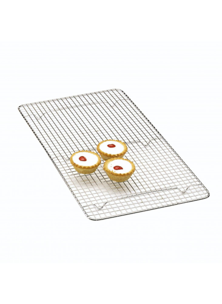 KitchenCraft Chrome Plated Oblong Cake Cooling Tray