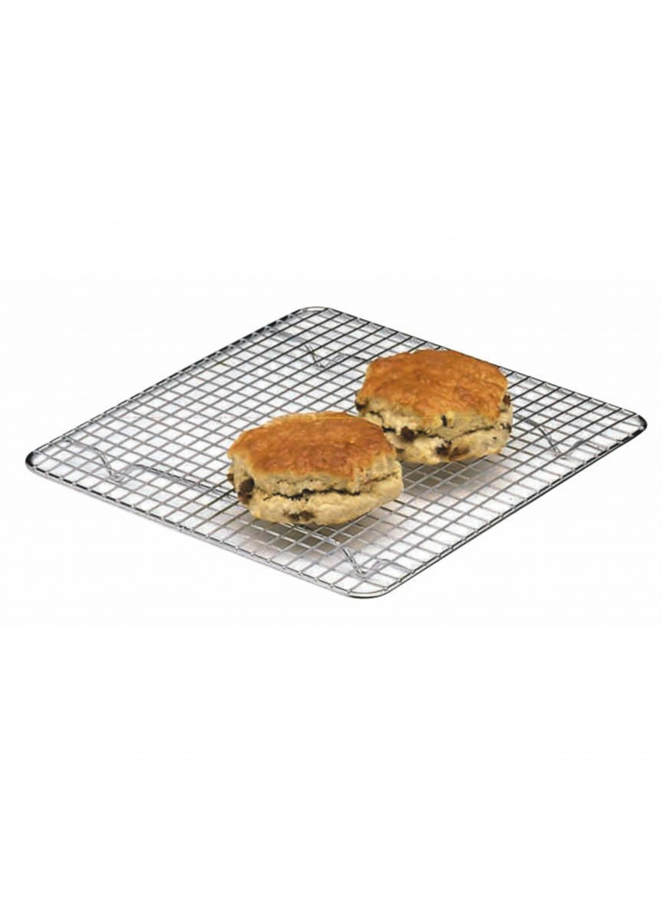 KitchenCraft Chrome Plated Square Cake Cooling Tray