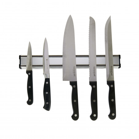 KitchenCraft Deluxe Cast 30cm Magnetic Knife Rack