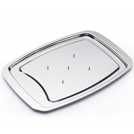 MasterClass Stainless Steel Spiked Carving Tray