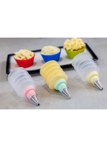 KitchenCraft Cookie and Cupcake Icing Decorating Kit