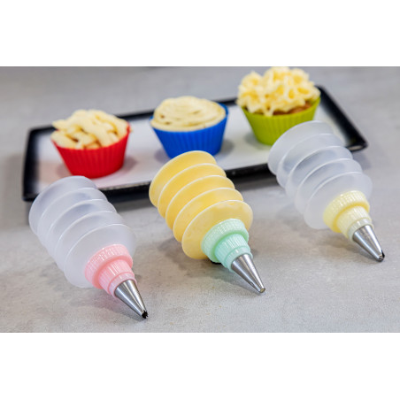 KitchenCraft Cookie and Cupcake Icing Decorating Kit