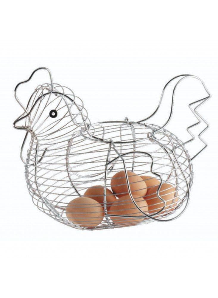 KitchenCraft Chrome Plated Wire Large Chicken Basket