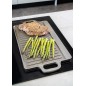 KitchenCraft Deluxe Cast Iron Griddle 45cm x 23cm