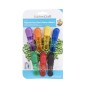 KitchenCraft Pack of Seven Assorted Magnetic Bag Clips