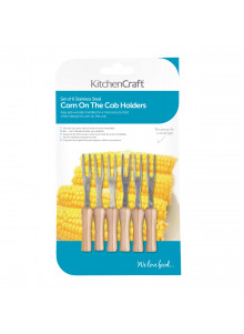 KitchenCraft Set of 6 Corn on the Cob Holders