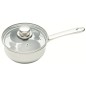 KitchenCraft Stainless Steel 16cm Two Hole Egg Poacher