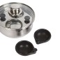 KitchenCraft Stainless Steel 16cm Two Hole Egg Poacher