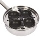 KitchenCraft Stainless Steel Four Hole Egg Poacher