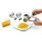 KitchenCraft Stainless Steel Rotary Grater With Three Drums