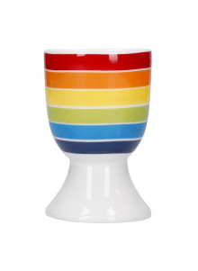 KitchenCraft Rainbow Stripe Egg Cup