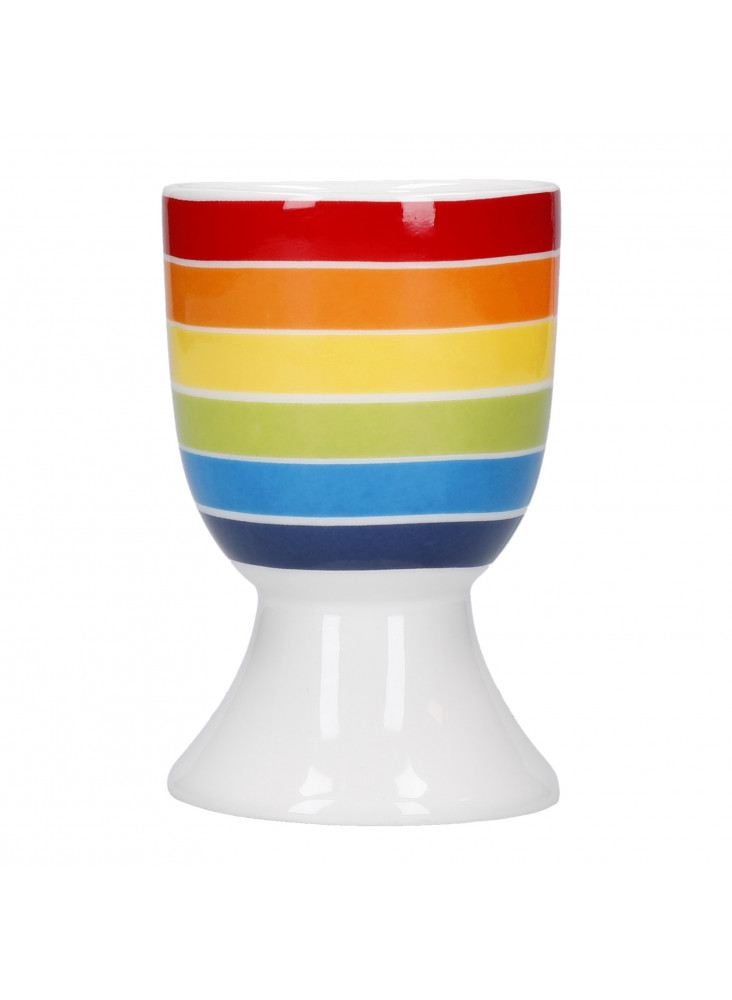 KitchenCraft Rainbow Stripe Egg Cup