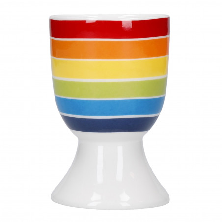 KitchenCraft Rainbow Stripe Egg Cup