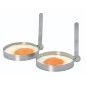 KitchenCraft Set of 2 Stainless Steel Round Egg Rings