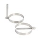 KitchenCraft Set of 2 Stainless Steel Round Egg Rings