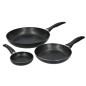 KitchenCraft Non-Stick Frying Pan Set - 28cm, 20cm, 12cm