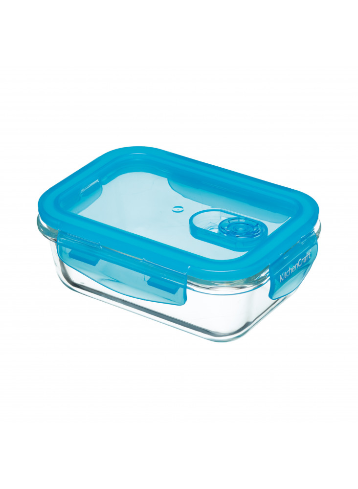 KitchenCraft Pure Seal Glass Rectangular 350ml Storage Container