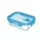 KitchenCraft Pure Seal Glass Rectangular 600ml Storage Container