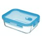 KitchenCraft Pure Seal Glass Rectangular 1.5 Litres Storage Container