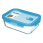 KitchenCraft Pure Seal Glass Rectangular 1.8 Litres Storage Container