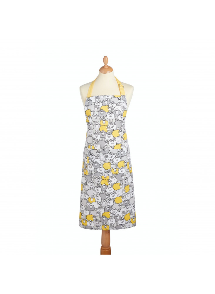 KitchenCraft Yellow Sheep Apron