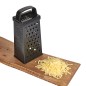 KitchenCraft Black Non-Stick 17cm Four Sided Box Grater