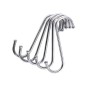 KitchenCraft Pack of Five 10cm Chrome Plated 'S' Hooks