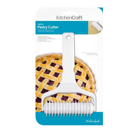 KitchenCraft White Lattice Pastry Roller